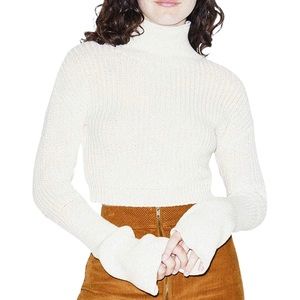 AMERICAN APPAREL Fisherman Bell Sleeve Sweater